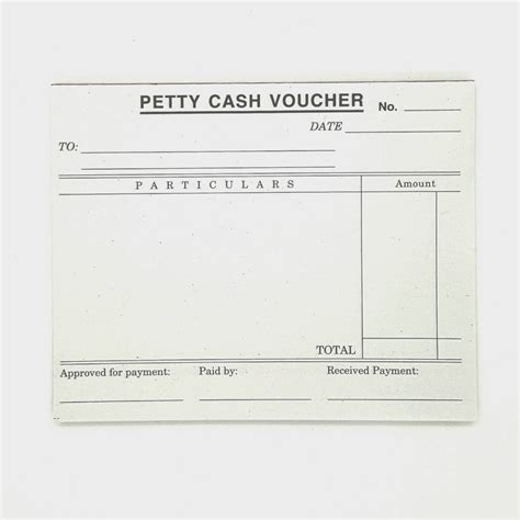 petty cash voucher meaning in tagalog